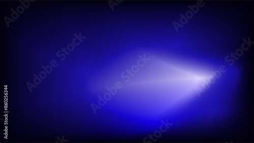 Glowing bright white light over dyanmic dark blue and black mesh background