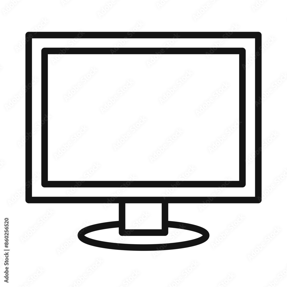 Computer Screen Icon Perfect for Work and Entertainment Computer Screen Icon Perfect for Work and Entertainment