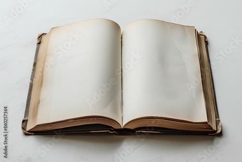 An open book sitting on top of a table