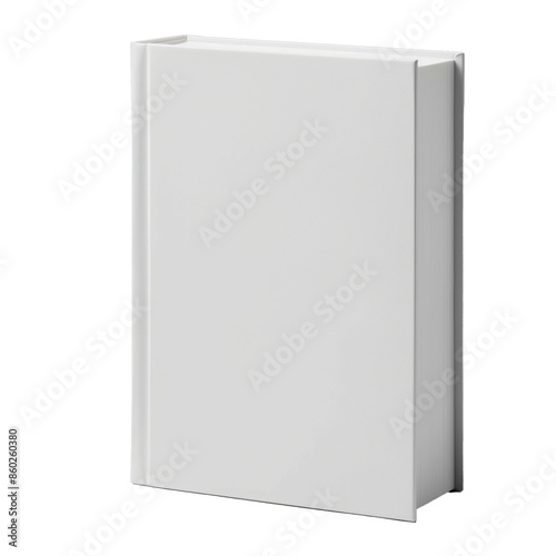Mocup blank book isolated on white