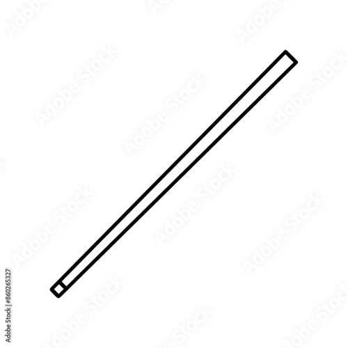 Φωτογραφία Pool stick icon with simple and modern design