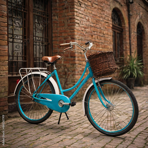 Bicycle, eco-friendly, healthy transportation, 2k resolution --ar 3:2, Generative AI. A photorealistic image of a bicycle representing eco-friendly and healthy transportation