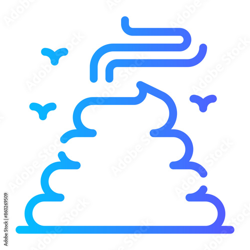 poop gradient icon