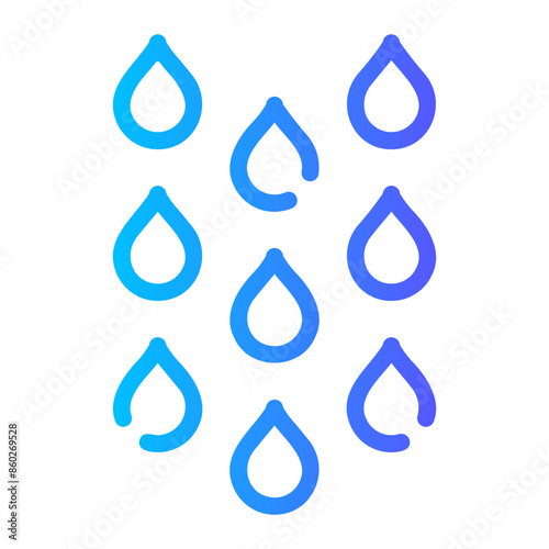 rain gradient icon