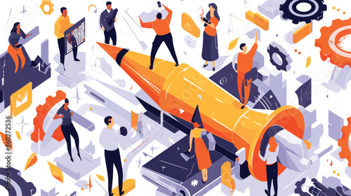 Wallpaper Mural Marketing plan and business strategy abstract concept Torontodigital.ca