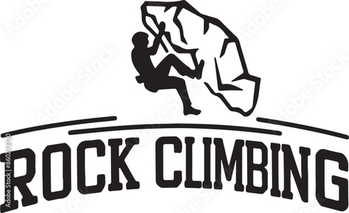 Rock Climbing Vector