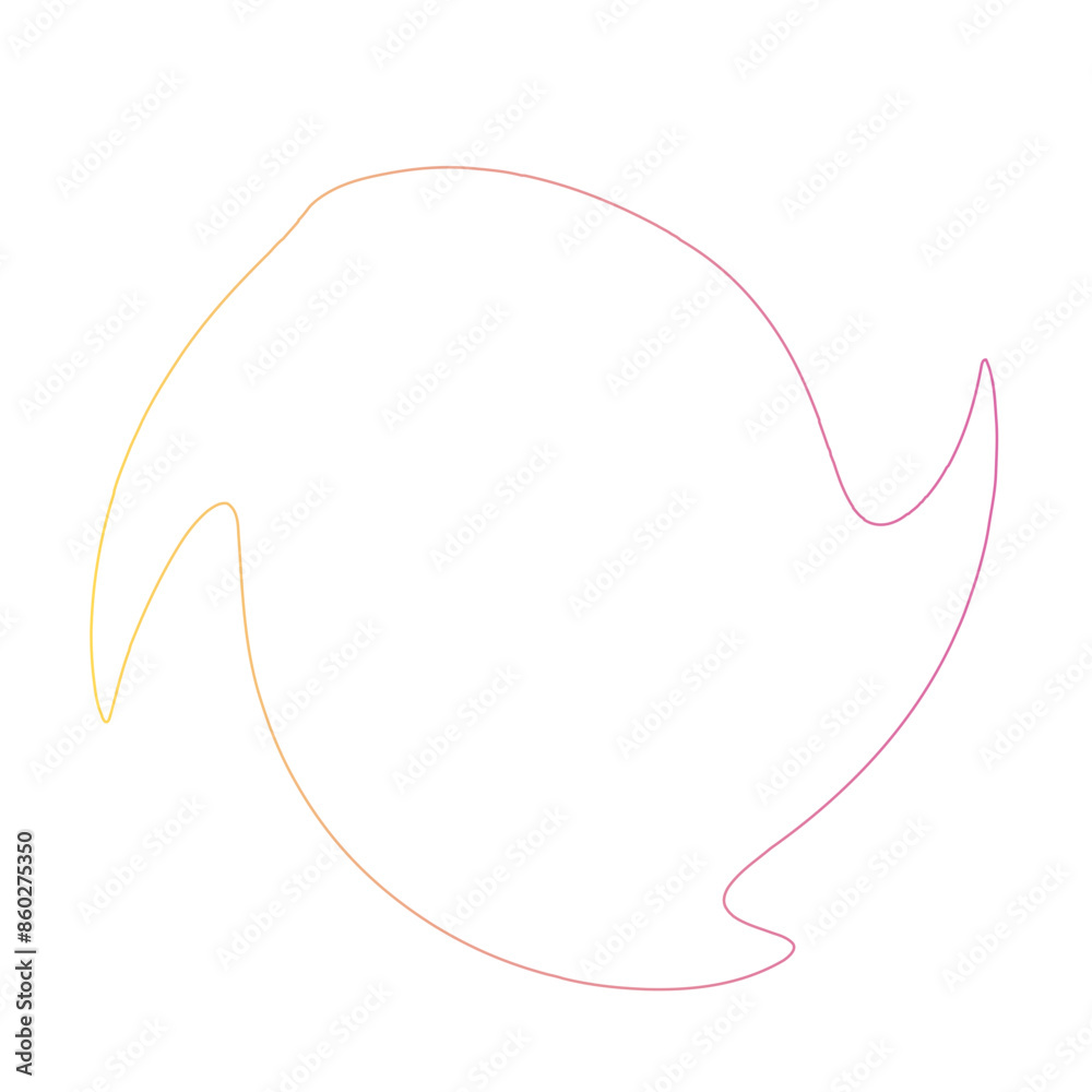 Thin line Spiral Gradient shape Thin line Spiral Gradient shape
