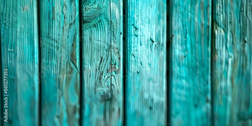 Detailed view of textured wooden wall with noticeable knots and green tint. Concept Textures, Wooden Wall, Knots, Green Tint, Detailed View photo