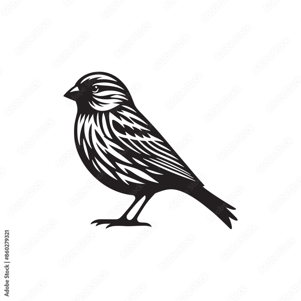 Contemporary Canary silhouette for creativity - Canary black vector
Contemporary Canary silhouette for creativity - Canary black vector