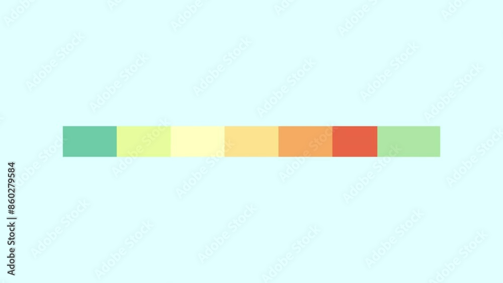 Modern Progress bar With Colorful Palette 2d Animation Modern Progress bar With Colorful Palette 2d Animation