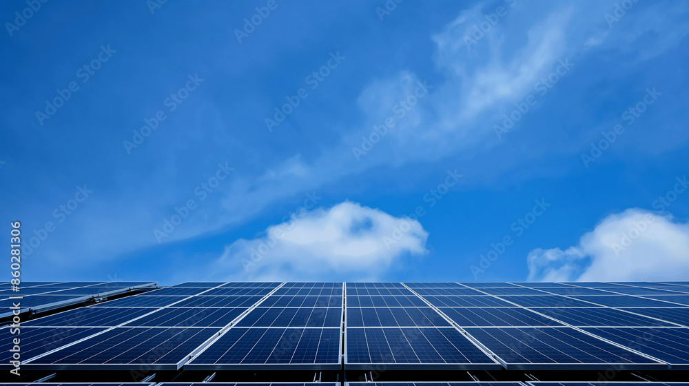 panel solar cell energy on sky background panel solar cell energy on sky background