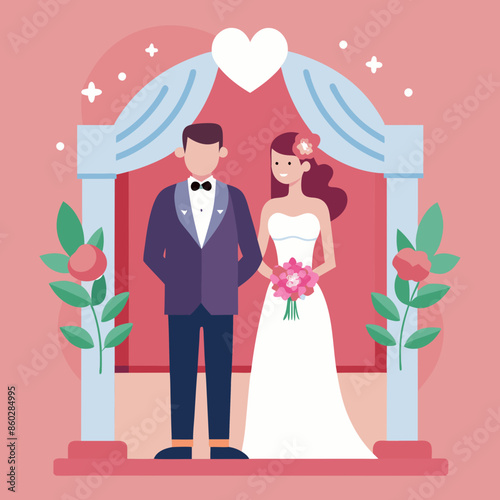 Wedding Ceremony Invitation.