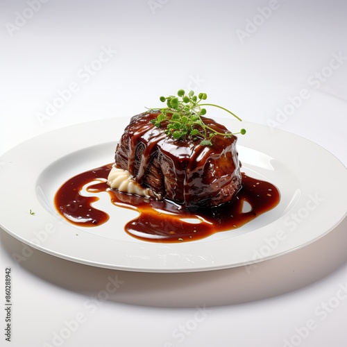 Famous food dish Isolated on a white background