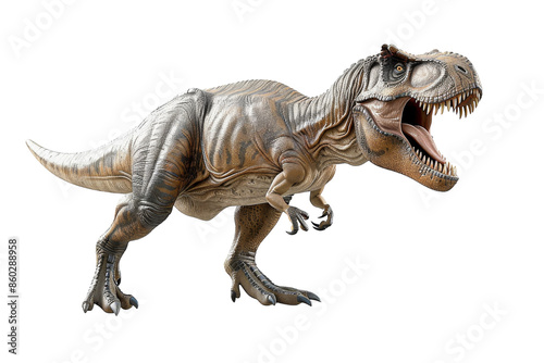 Unveiling Tyrannosaurus Rex: A Paleontological Journey Isolated On Transparent Background © Hashi