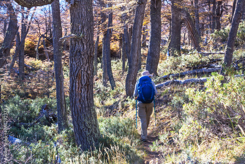 Hike in autumn season