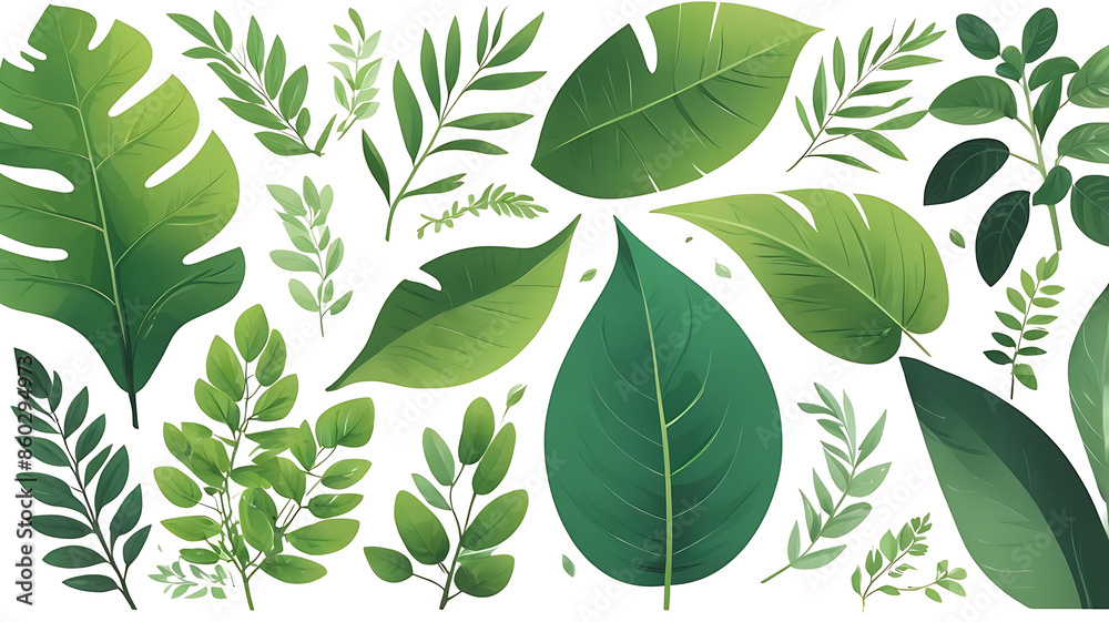 green leaves background green leaves background