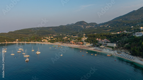 Obraz na płótnie Valtos beach in Parga, Greece w salonie