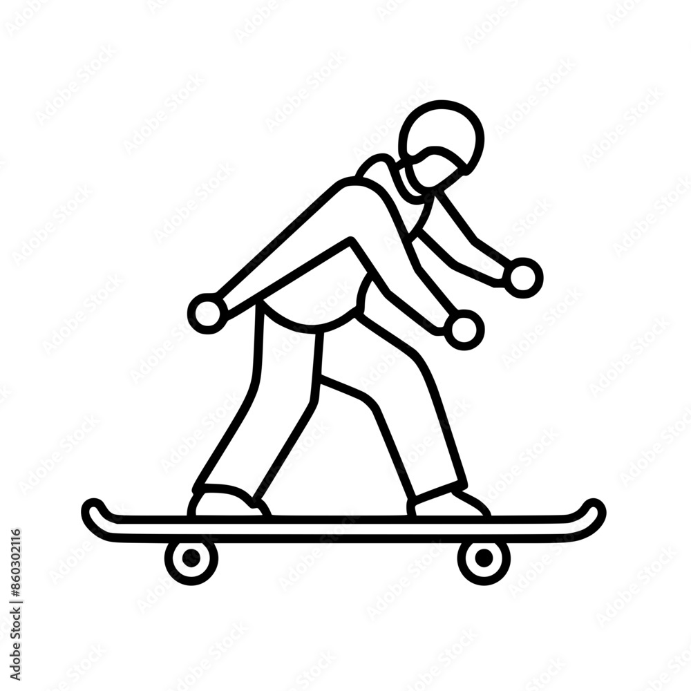 MAYJOYDIY 3 Stück Skateboard Pose Schablonen 30 × 30cm Mit Pinsel Wiederverwendbare Zeichenvorlage Für Skateboard Enthusiasten