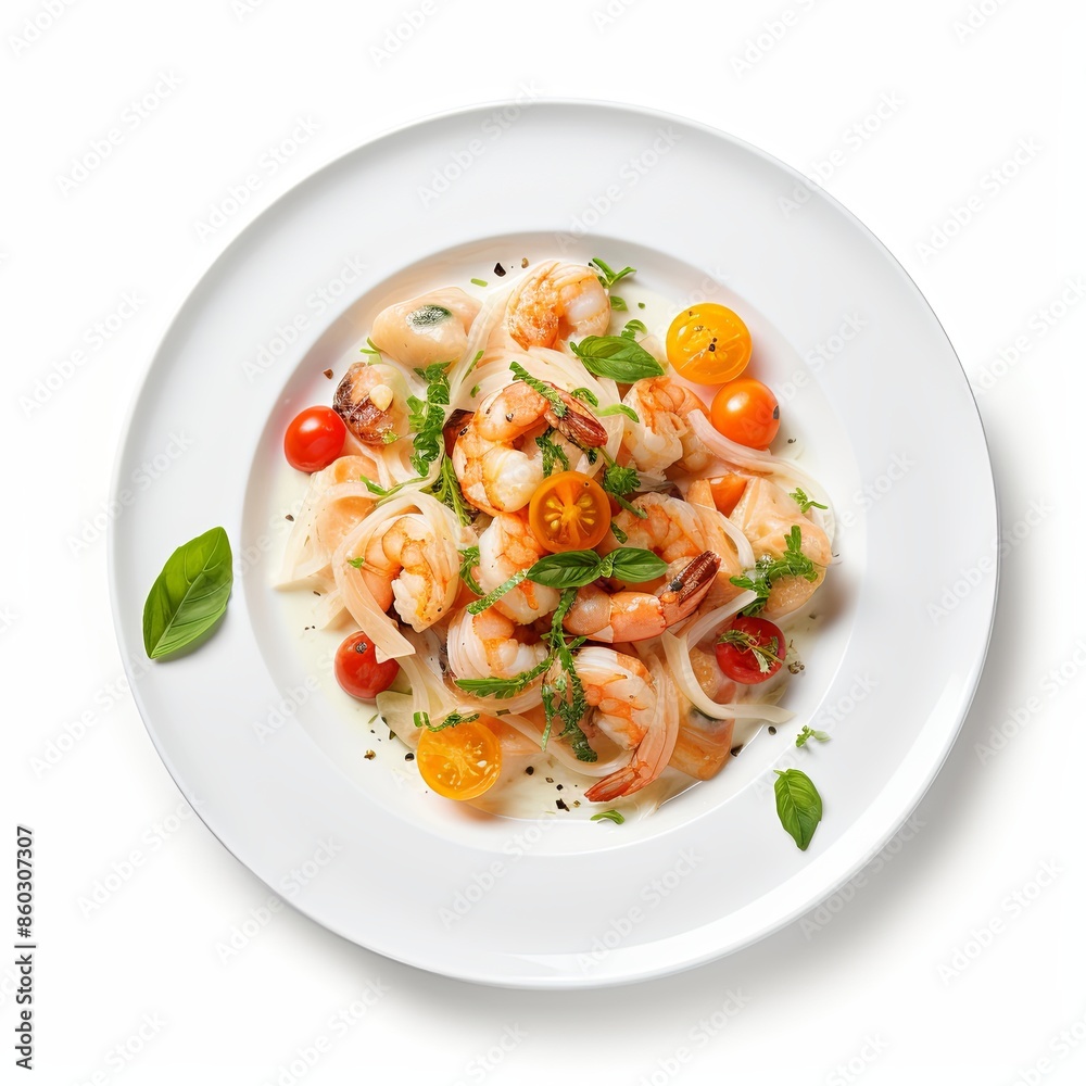 Famous food dish Isolated on a white background Famous food dish Isolated on a white background