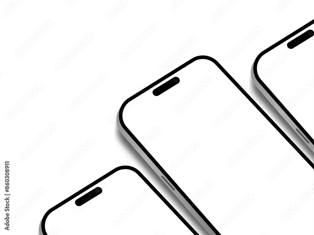 iPhone 15 pro max 3d mockup present. iPhone web layout for business purpose. Vector graphic iPhone 15 pro max 3d mockup present. iPhone web layout for business purpose. Vector graphic