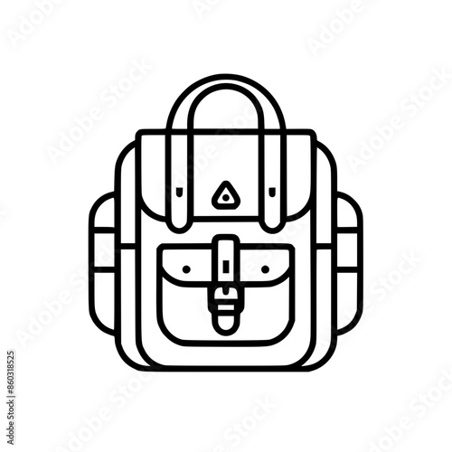 backpack icon, backpack svg, backpack png, backpack vector, suitcase icon, travel icon, vacation icon, baggage icon, bag icon, business icon, tourism icon, luggage icon, holiday icon, summer icon, tra photo