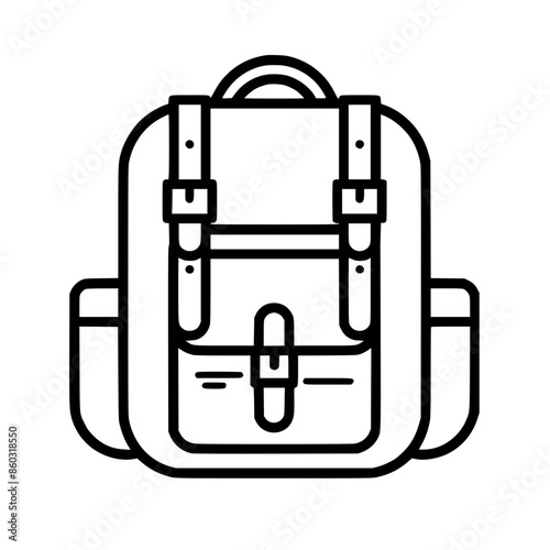 backpack icon, backpack svg, backpack png, backpack vector, suitcase icon, travel icon, vacation icon, baggage icon, bag icon, business icon, tourism icon, luggage icon, holiday icon, summer icon, tra photo