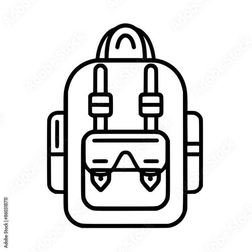 backpack icon, backpack svg, backpack png, backpack vector, suitcase icon, travel icon, vacation icon, baggage icon, bag icon, business icon, tourism icon, luggage icon, holiday icon, summer icon, tra photo