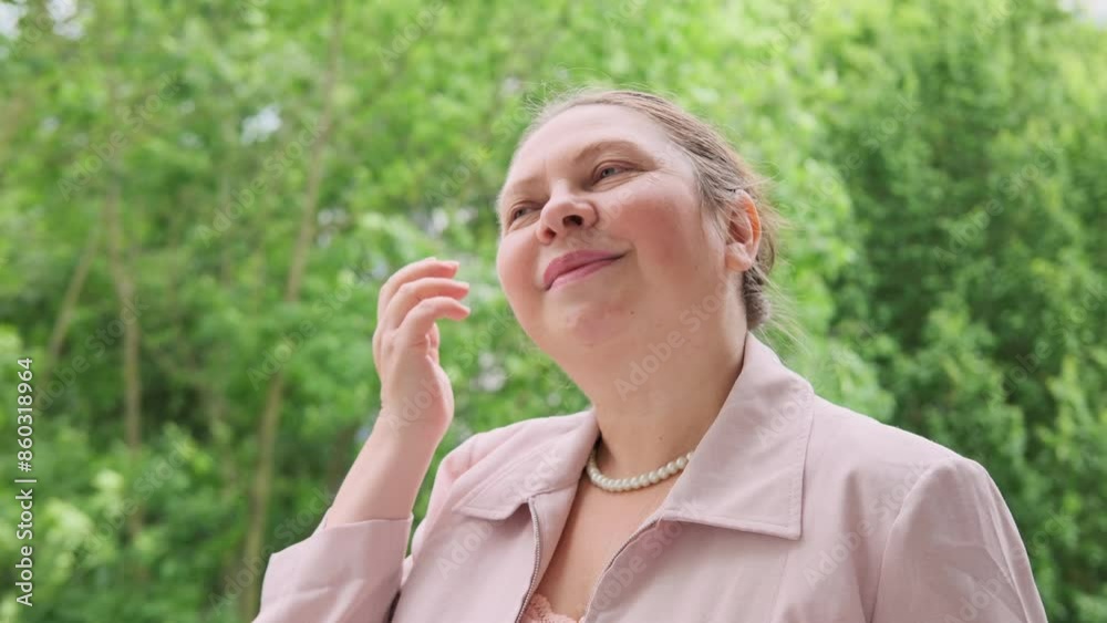 poised and elegant mature woman in pink blazer, Embracing natural beauty and grace self-assured women, Inner peace and confidence, Timeless femininity poised and elegant mature woman in pink blazer, Embracing natural beauty and grace self-assured women, Inner peace and confidence, Timeless femininity
