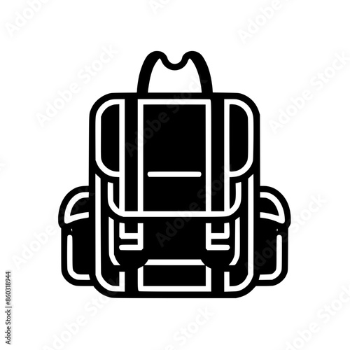 backpack icon, backpack svg, backpack png, backpack vector, suitcase icon, travel icon, vacation icon, baggage icon, bag icon, business icon, tourism icon, luggage icon, holiday icon, summer icon, tra photo