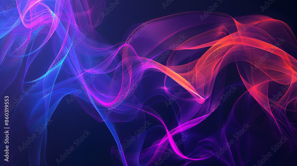 Mesmerizing multicolored abstract smoke swirls gracefully against a dark background, creating a vibrant and ethereal visual effect. Mesmerizing multicolored abstract smoke swirls gracefully against a dark background, creating a vibrant and ethereal visual effect.