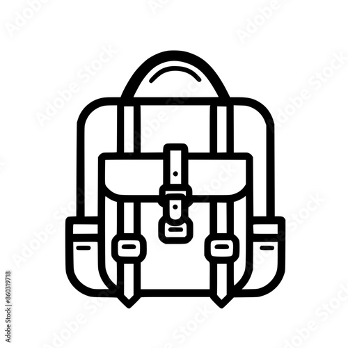 backpack icon, backpack svg, backpack png, backpack vector, suitcase icon, travel icon, vacation icon, baggage icon, bag icon, business icon, tourism icon, luggage icon, holiday icon, summer icon, tra photo