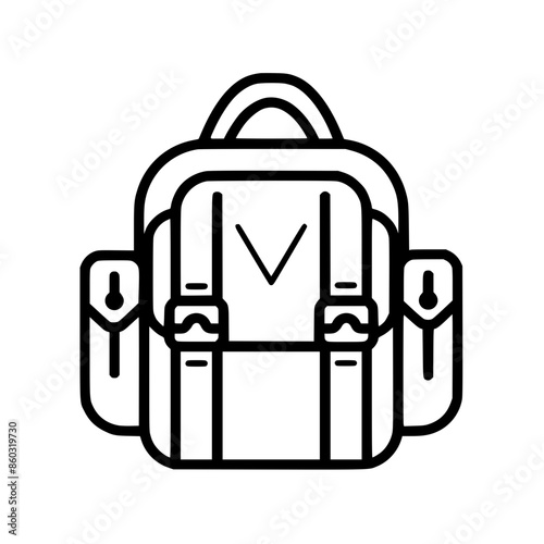 backpack icon, backpack svg, backpack png, backpack vector, suitcase icon, travel icon, vacation icon, baggage icon, bag icon, business icon, tourism icon, luggage icon, holiday icon, summer icon, tra photo