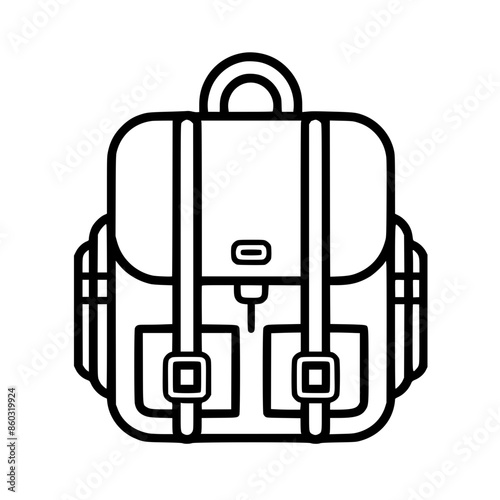 backpack icon, backpack svg, backpack png, backpack vector, suitcase icon, travel icon, vacation icon, baggage icon, bag icon, business icon, tourism icon, luggage icon, holiday icon, summer icon, tra photo