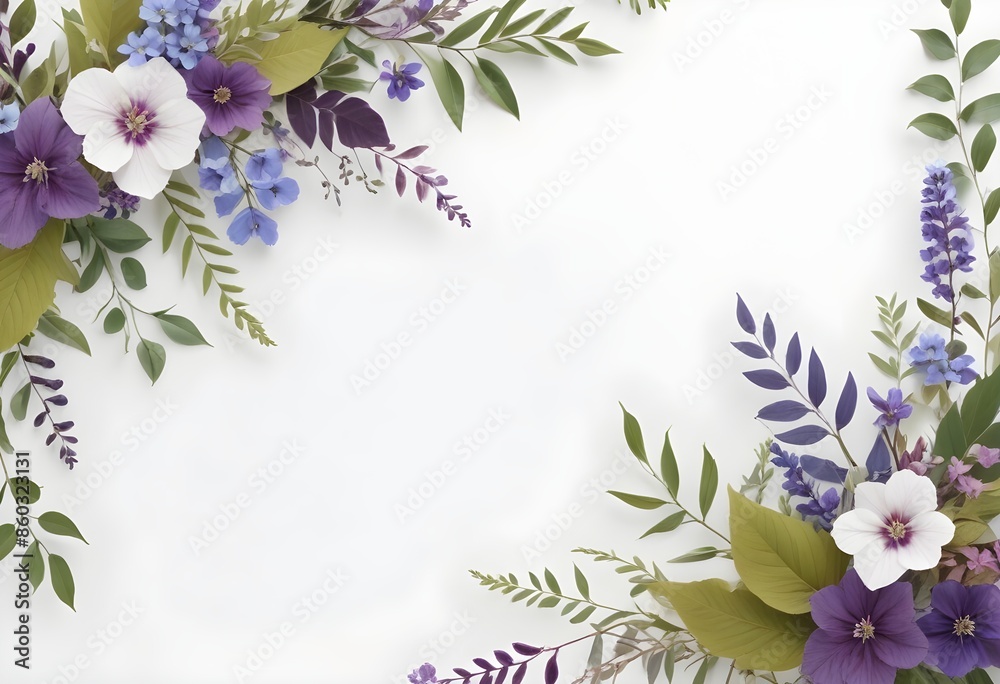 Obraz premium A floral light background