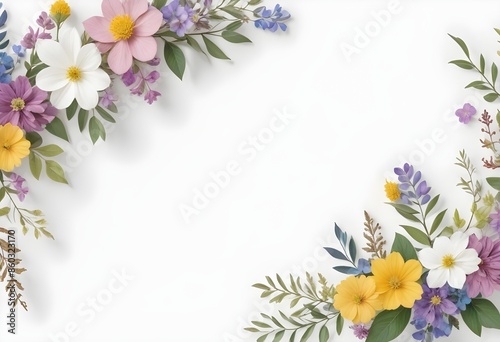 A floral light background