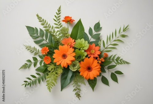 A floral light background