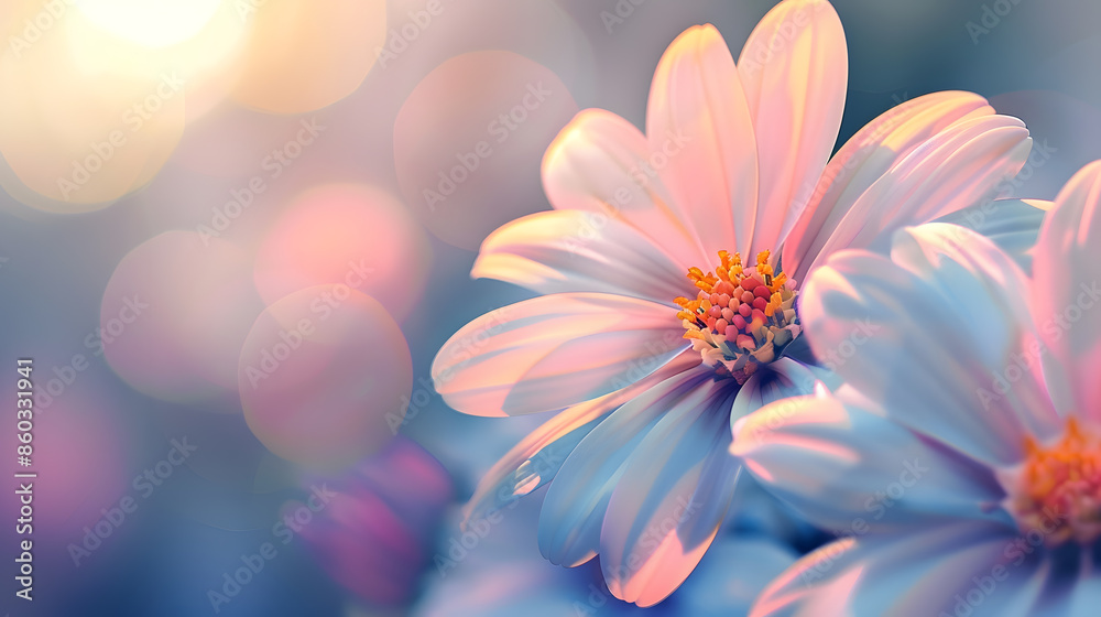 Beautiful flowers as background : Generative AI