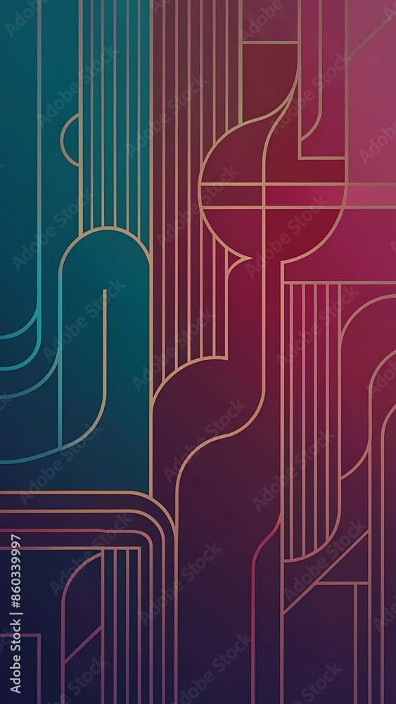 Vertical Vibrant gradient background vector Wallpaper