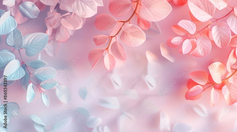 Abstract wallpaper with leaf patterns, soft and natural colors, calming and serene design, ideal for creating a peaceful and relaxing atmosphere Abstract wallpaper with leaf patterns, soft and natural colors, calming and serene design, ideal for creating a peaceful and relaxing atmosphere