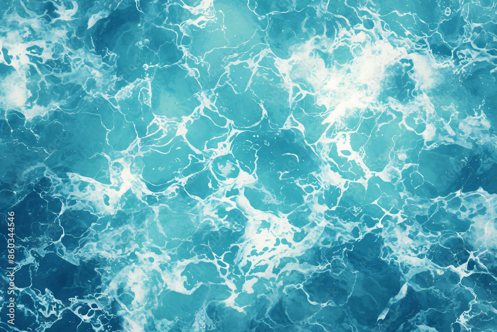 Fototapeta premium water sea caustics texture realistic