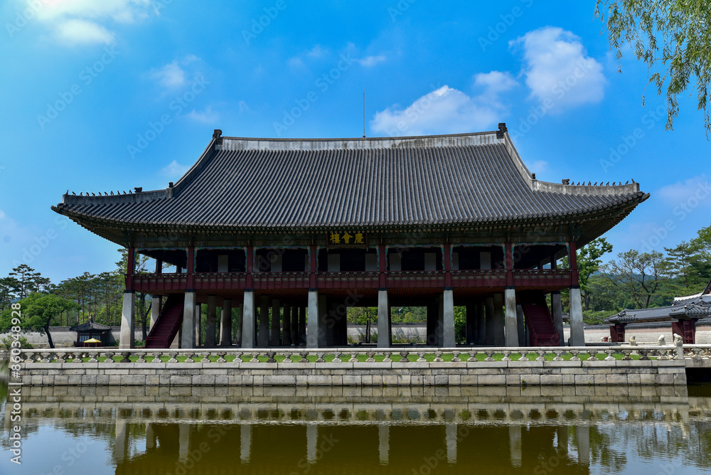 pavilion in the Kyungbok palace, Korea pavilion in the Kyungbok palace, Korea