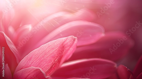 Pink flower petals macro on flower beautiful abstract background : Generative AI