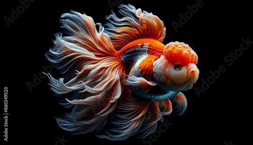 Oranda goldfish photo