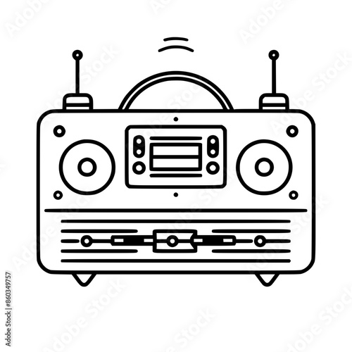 Radio icon, technology icon, communication icon, music icon, broadcast icon, microphone icon, speaker icon, web icon, website icon, mobile icon, business icon, internet icon, media icon, network icon,