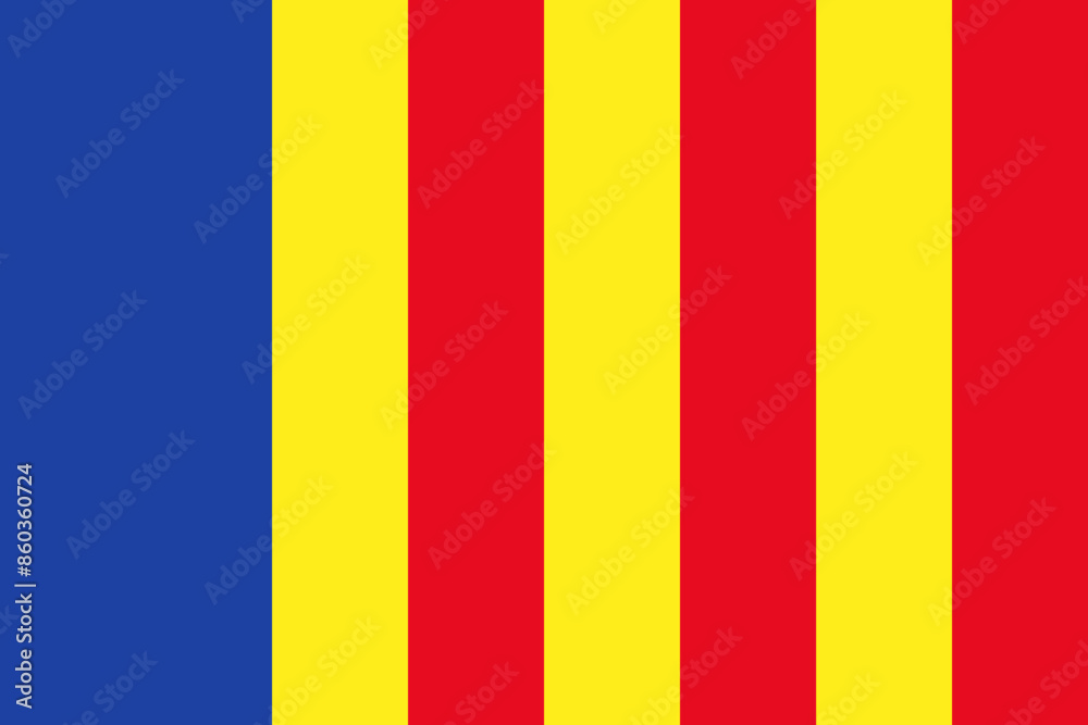 Fototapeta premium Salerno - flag