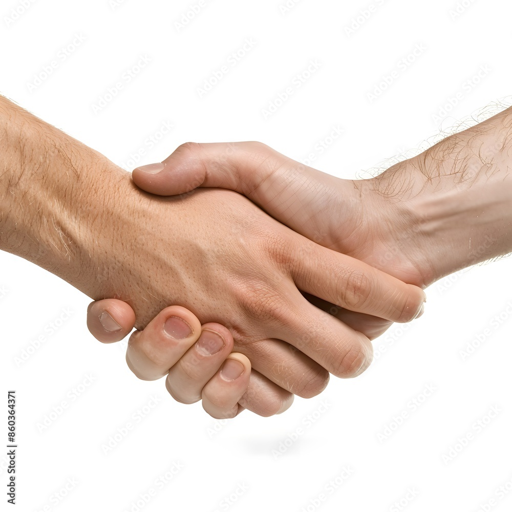 a symbol of partnership or agreement using two hand holding a symbol of partnership or agreement using two hand holding