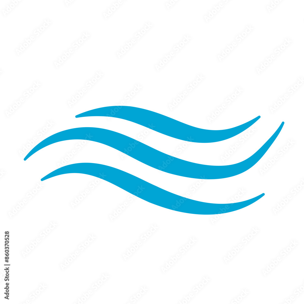 Water Line Symbol Wave Vector Water Line Symbol Wave Vector
