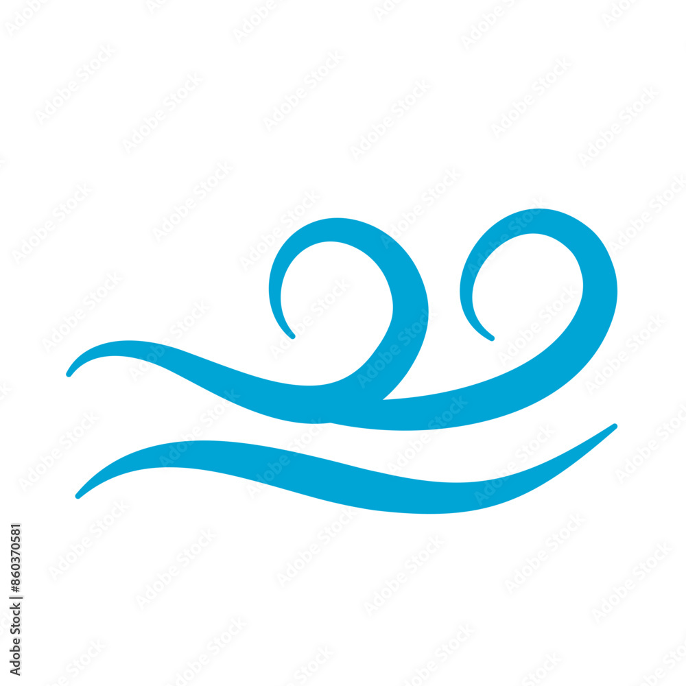 Water Line Symbol Wave Vector Water Line Symbol Wave Vector