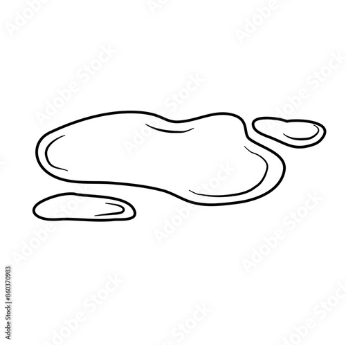 Water Drop Liquid Lines Style Vector 