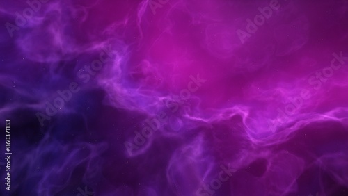 Foto red-violet nebula in outer space, horsehead nebula, unusual colorful nebula in a